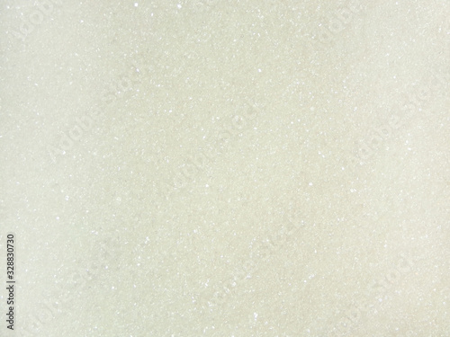 Sugar. Background of sugar. Pure refined sugar in granules close- up view from above. Real and real sugar.