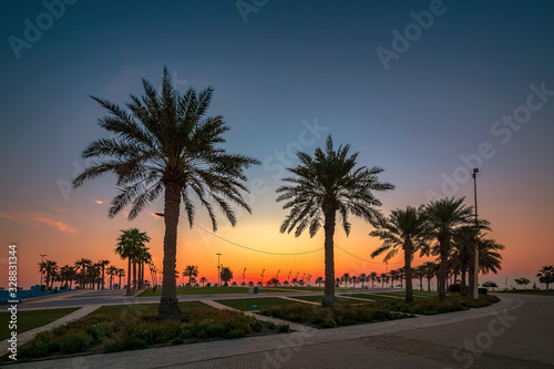 Wonderful Morning view in Al khobar park - City : Khobar, Saudi Arabia. © AFZALKHAN