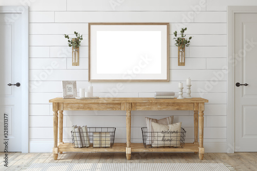 Interior and frame mockup.3...