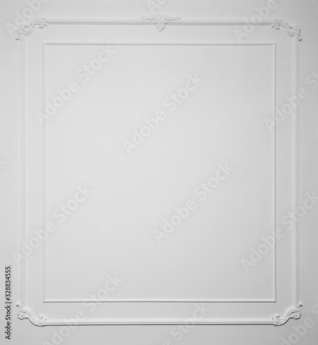 decorative decoration stucco on the wall