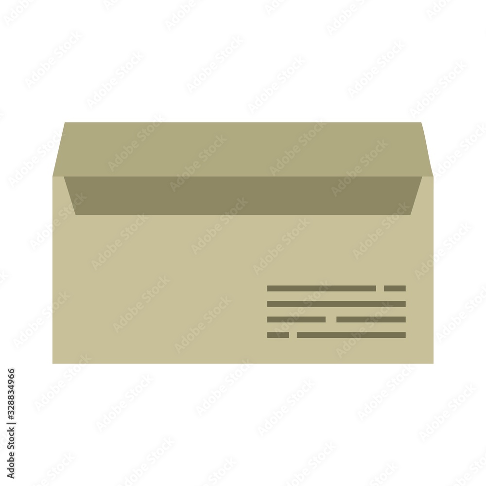 Envelope icon isolated on white background, Vector illustration Envelope icon isolated on white background, Vector illustration
