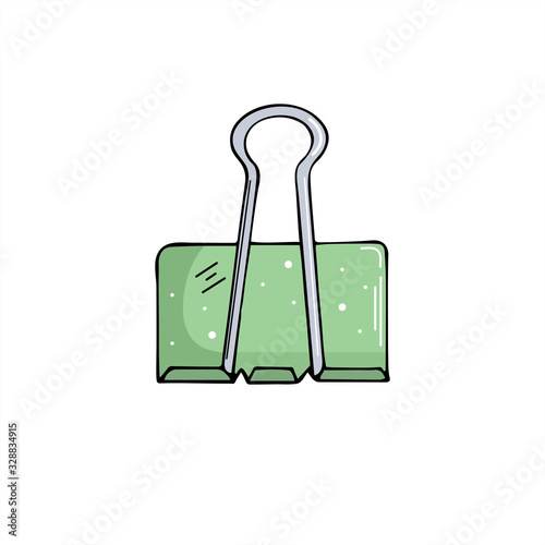 Stationery clip icon