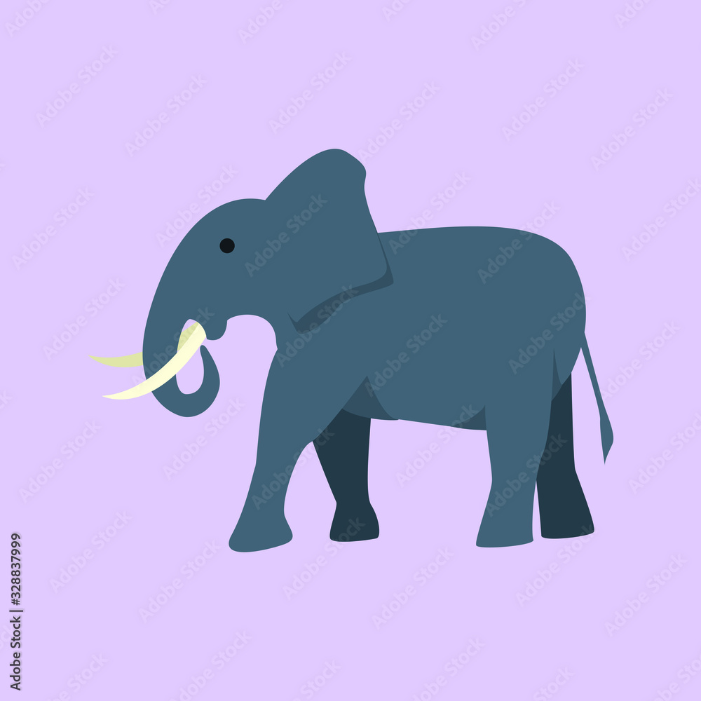 elephant vector graphic element design