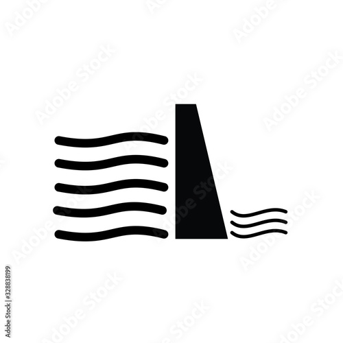 dam or lake icon