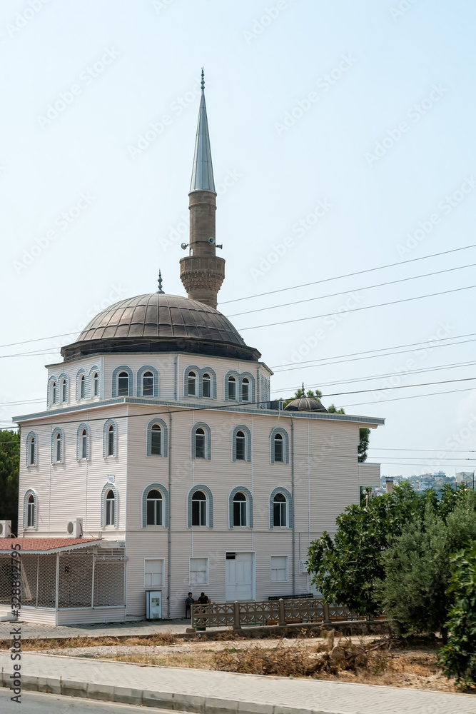 The beautiful mosque in Akkale, Turkey