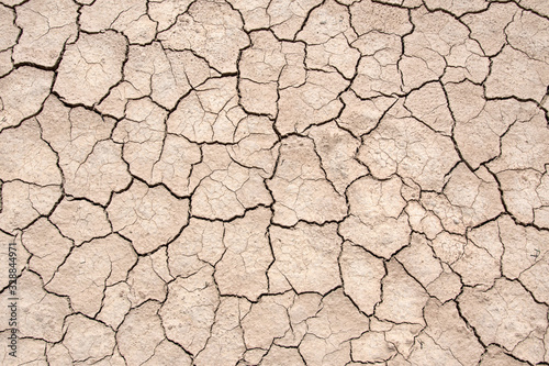 Dried soil (Playa or so called 'takir'). Uzbekistan, Turkmenistan, Kyzylkum Desert, Central Asia.