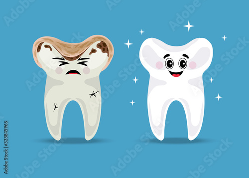 Dental Problems Funny Composition 