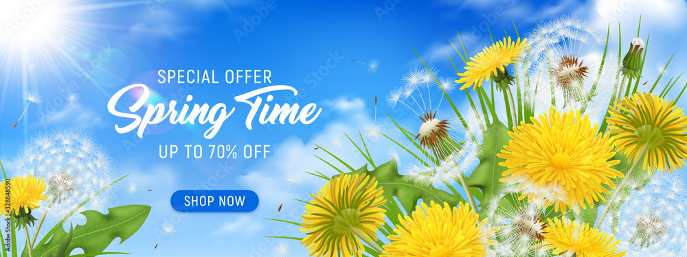 Spring Time Horizontal Poster