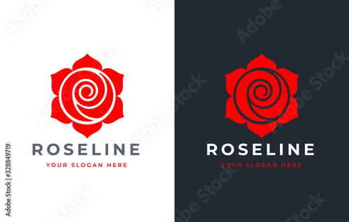 Red Rose logo design