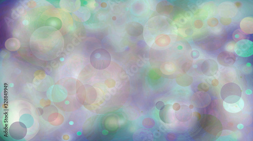 abstract blurred purple and pink and green iridescent wall paper