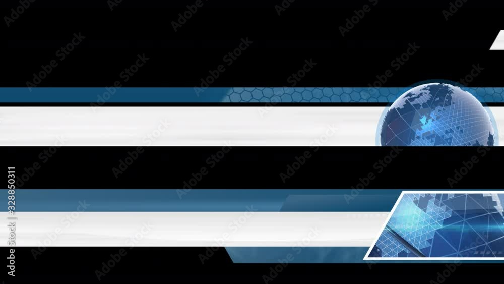 4k animated lower thirds on transparent background ready to compose