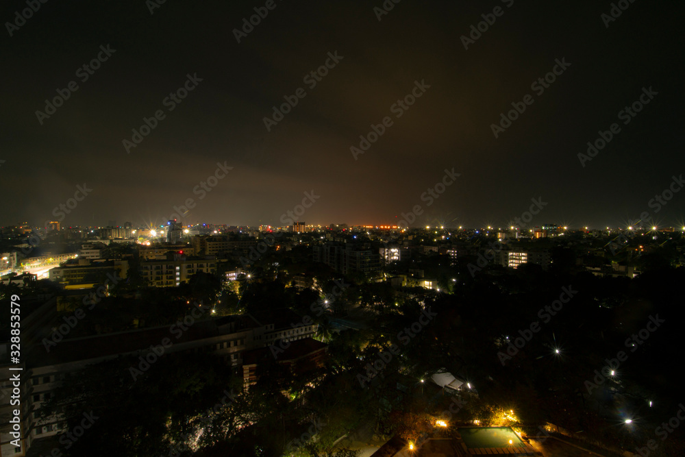 Chennai city at night