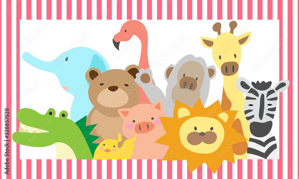 Obraz premium かわいいアニマル