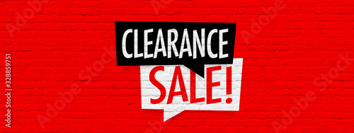 Clearance sale