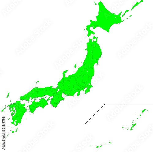 地図 日本 全国 詳細
