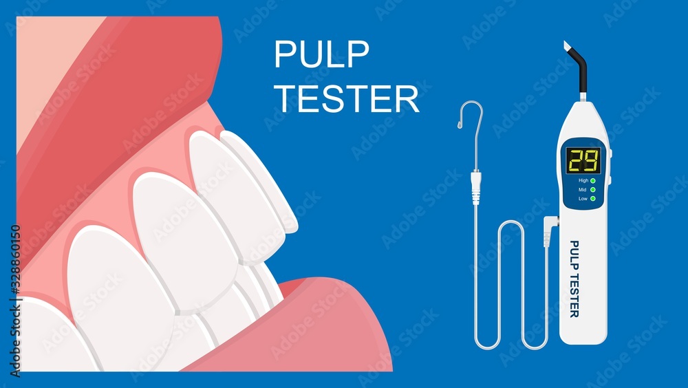pulp tester medical lab oral pain tool teeth ache aid gum probe check