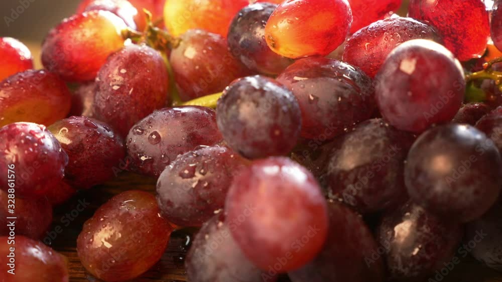 Fresh red Grapes, close up Fresh red Grapes, close up
