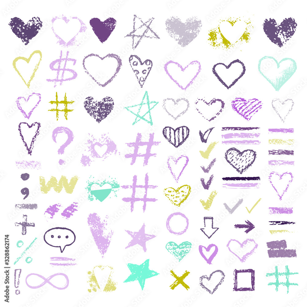 design chalk vector textures hand drawn textures