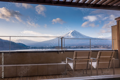 View of Mount Fuji from room