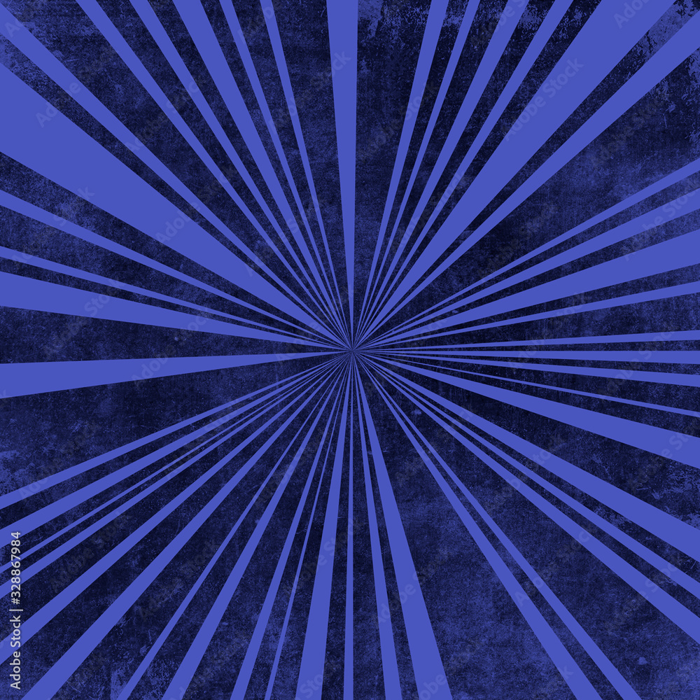 Obraz premium Abstract background with blue vintage rays