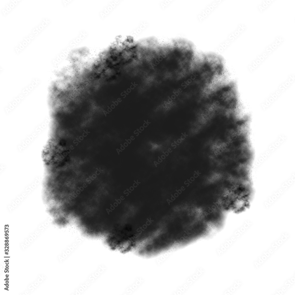 白バックに黒のモヤモヤのイメージ Stock Illustration Adobe Stock