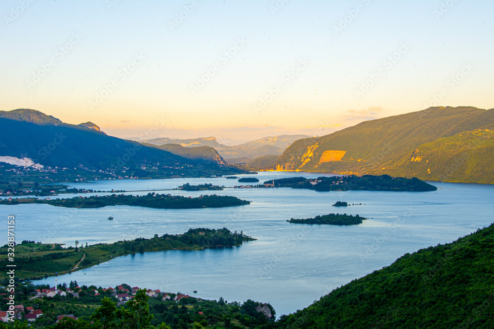 Rama acomulation lake in Bosnia and Herzegovina
