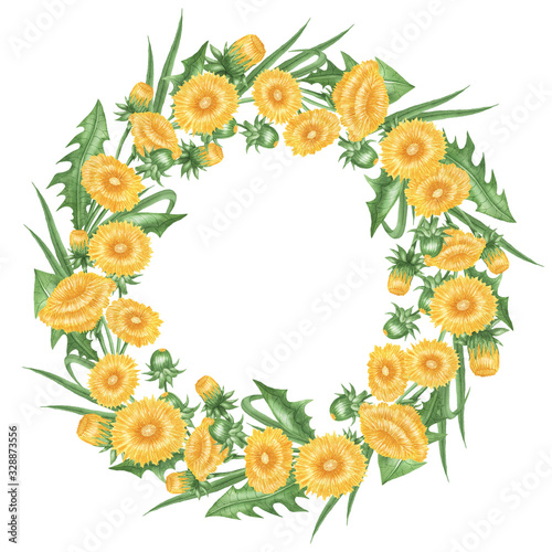 Dandelion wreath