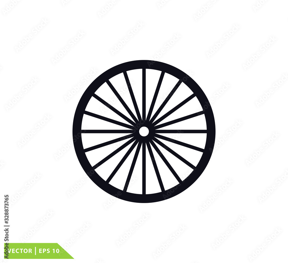 Tire icon vector logo design template
