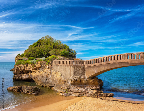 Bridge to the small island ...