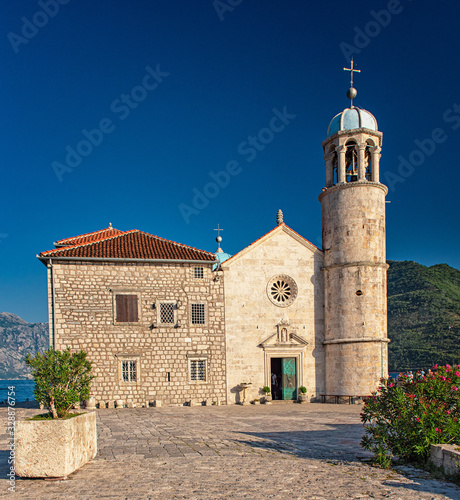 View on the old town of Perast, Montenegro