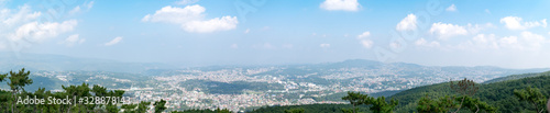 Shillong townscape from Shillong peak