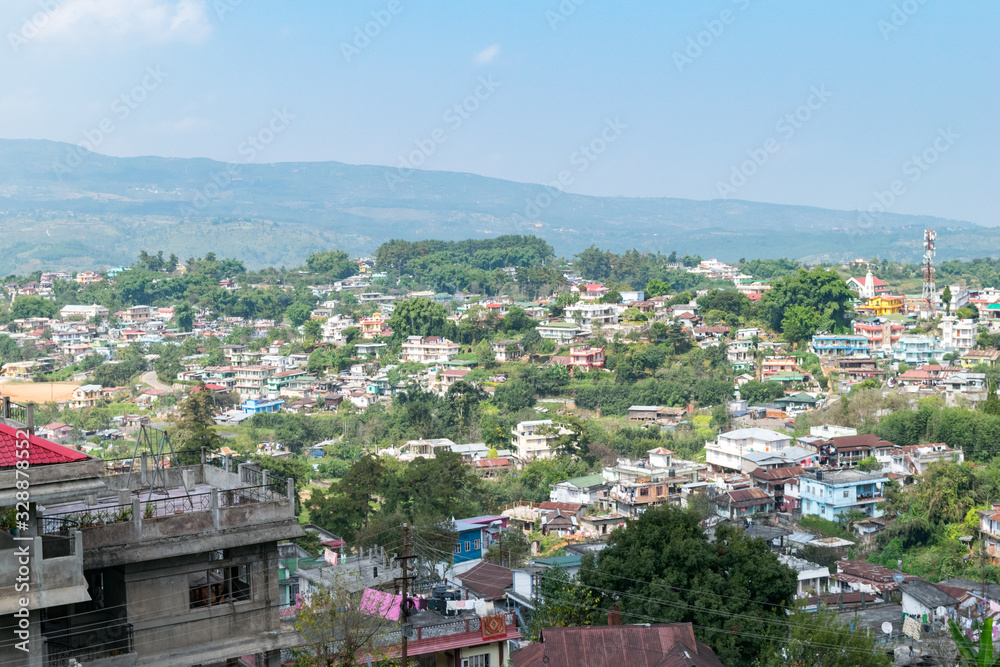 Shillong townscape from a view point