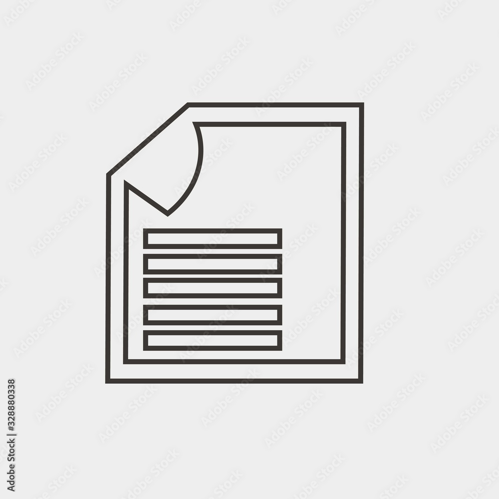 file document icon vector paper file document icon vector paper
