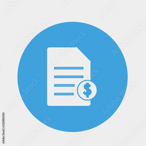 financial statement vector icon business