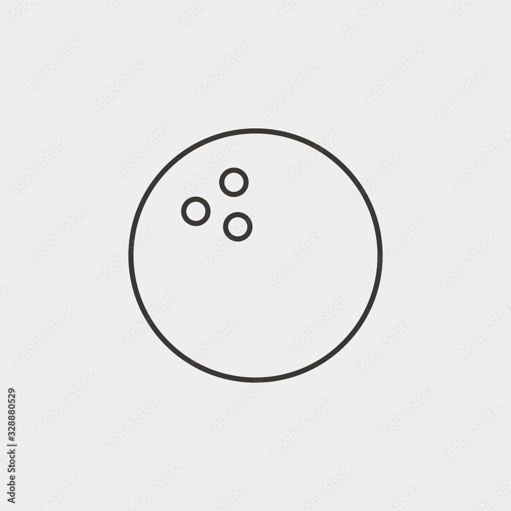 bowling ball vector icon sport bowling ball vector icon sport