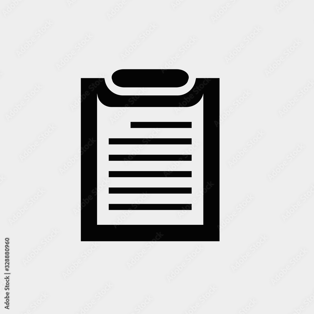 clipboard vector icon business stationary clipboard vector icon business stationary