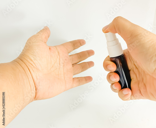 hand with pills