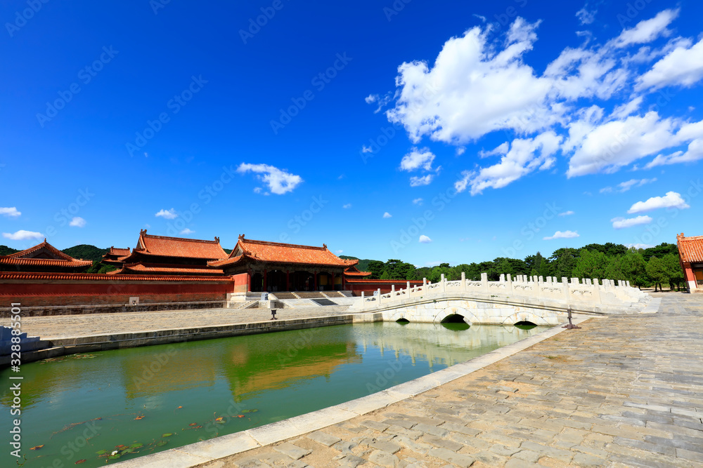 China in the qing dynasty emperor mausoleum