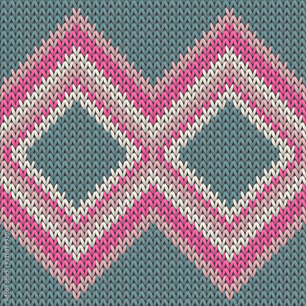 Chunky rhombus argyle knit texture geometric 