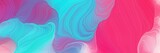 vibrant colored banner with waves. elegant curvy swirl waves background design with mulberry , turquoise and sky blue color