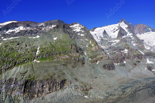 Summer alpine landscape in National Park Hohe Tauern, Austria. Panorama of the Alps, National Park Hohe Tauern © Rechitan Sorin