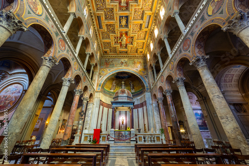 Bilde på lerret Church of Saint Agnes Outside the Walls, Rome