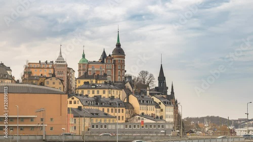 Wallpaper Mural Stockholm Sweden time lapse 4K, city skyline timelapse at Gamla Stan and Slussen Torontodigital.ca