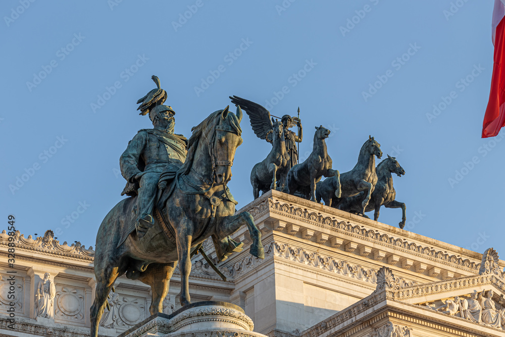 Victor Emmanuel II Monument, in Rome