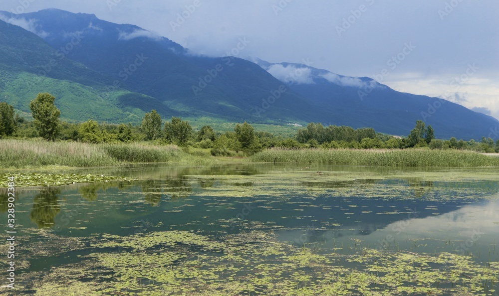 Mount Belles above kerkini Lake in North Greece