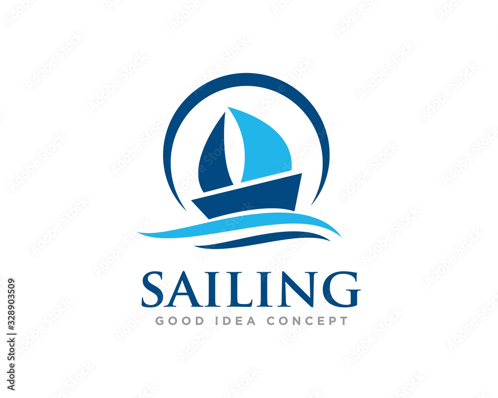 Sailing Boat Logo Icon Design Vector Sailing Boat Logo Icon Design Vector