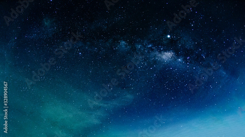 Milky way galaxy with stars and space in the universe background at thailand © Meawstory15Studio