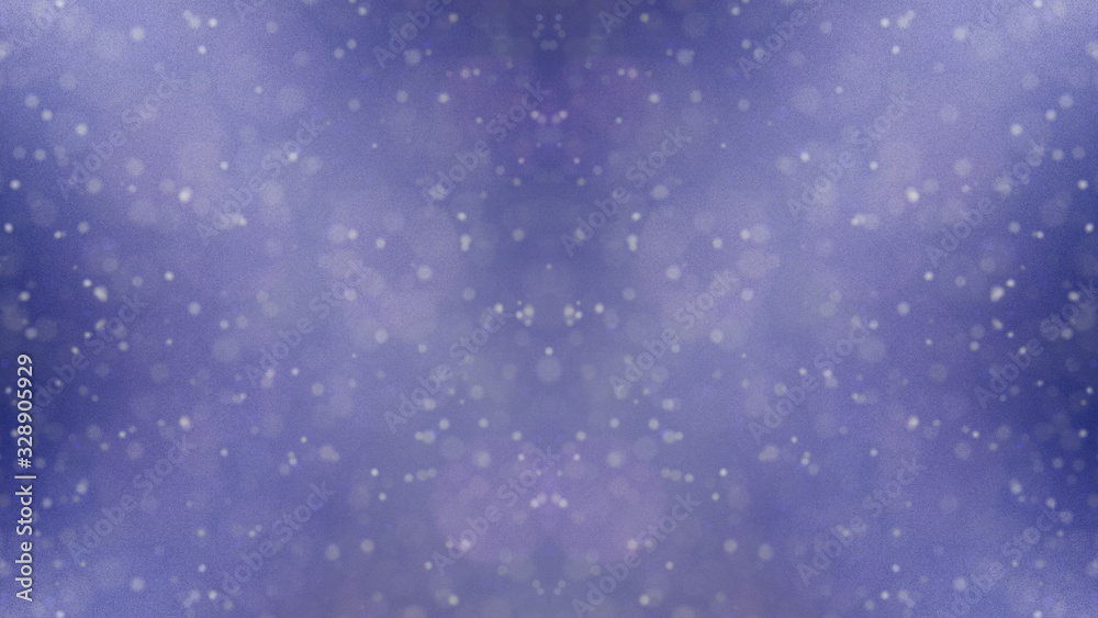Abstract shiny dust particles on purple and blue.