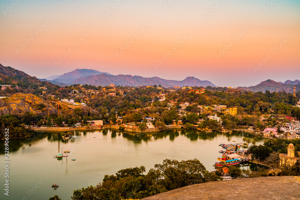 Nakki Lake is a lake situated in the Indian hill station of Mount Abu in Aravalli range