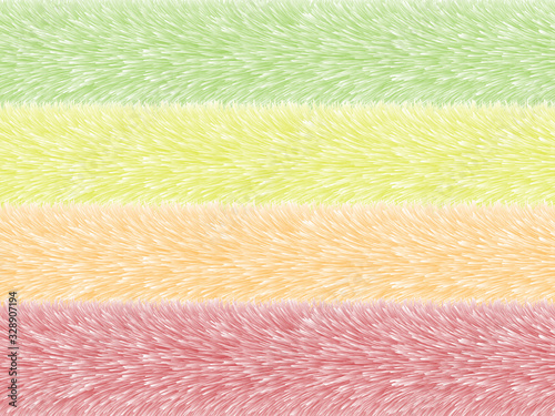 Colorful pastel furry background horizontal line